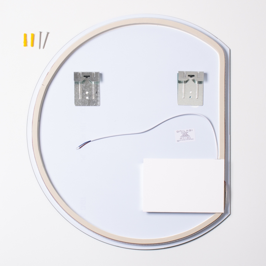 Brilagi - LED Kúpeľňové zrkadlo MEZZO LED/18W/230V 60x50 cm IP44 CRI 90 stmievateľné + CCT