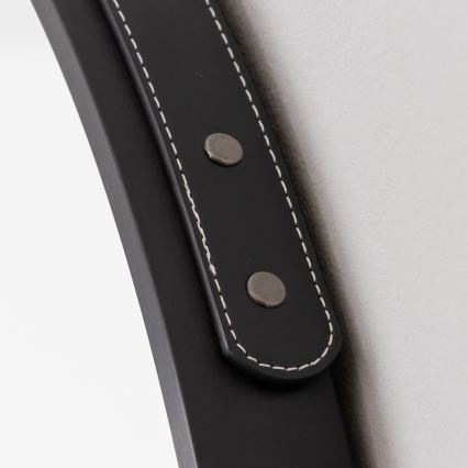 Brilagi - LED kúpeľňové zrkadlo PALANZO LED/19W/230V pr. 60 cm čierne IP44 CRI 90 stmievateľné + CCT