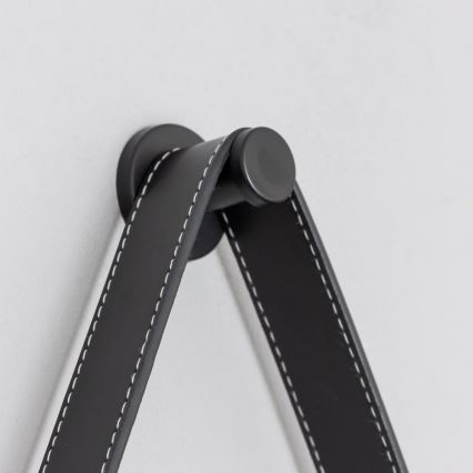 Brilagi - LED kúpeľňové zrkadlo PALANZO LED/19W/230V pr. 60 cm čierne IP44 CRI 90 stmievateľné + CCT