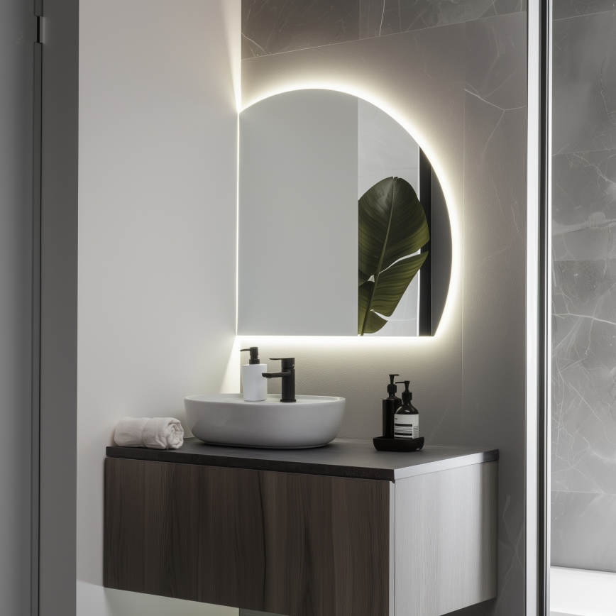 Brilagi - LED Kúpeľňové zrkadlo QUARTIERE LED/25W/230V 70x75 cm IP44 CRI 90 stmievateľné + CCT