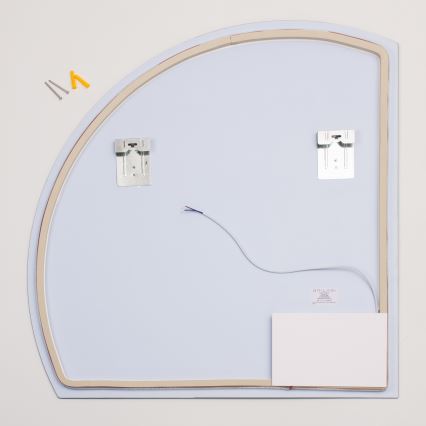 Brilagi - LED Kúpeľňové zrkadlo QUARTIERE LED/25W/230V 70x75 cm IP44 CRI 90 stmievateľné + CCT