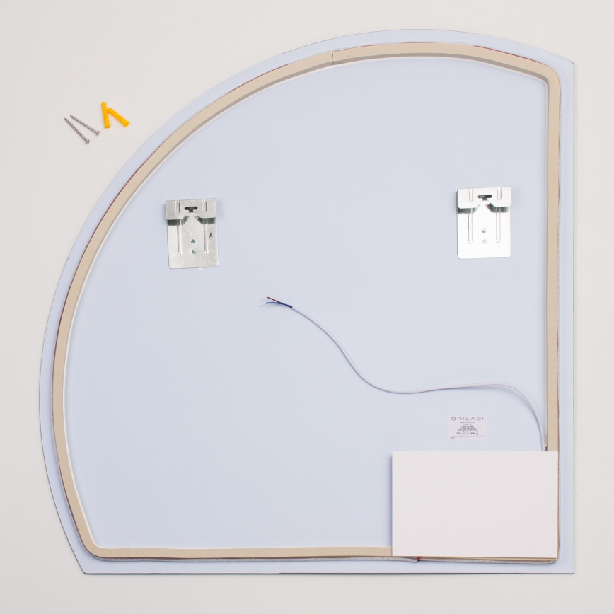 Brilagi - LED Kúpeľňové zrkadlo QUARTIERE LED/25W/230V 70x75 cm IP44 CRI 90 stmievateľné + CCT