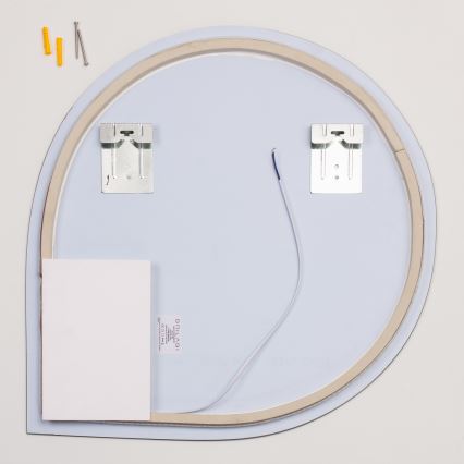 Brilagi - LED Kúpeľňové zrkadlo RICADI LED/19W/230V 60x60 cm IP44 CRI 90 stmievateľné + CCT
