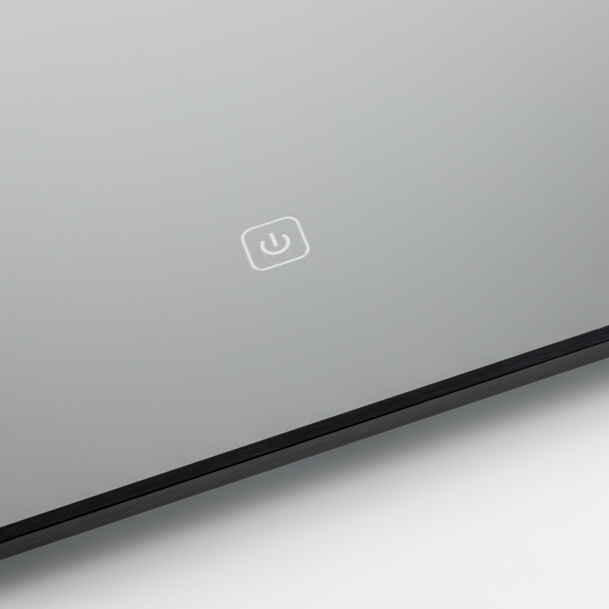 Brilagi - LED Kúpeľňové zrkadlo SUELLO LED/20W/230V 40x60 cm čierne IP44 CRI 90 stmievateľné + CCT