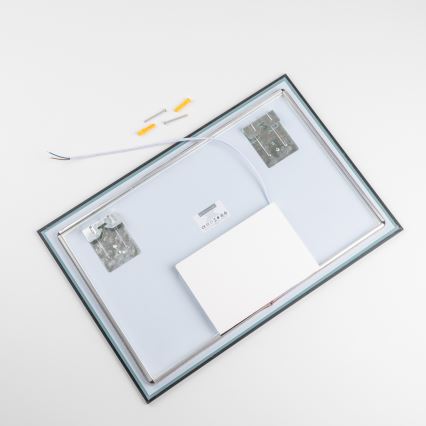 Brilagi - LED Kúpeľňové zrkadlo SUELLO LED/20W/230V 40x60 cm čierne IP44 CRI 90 stmievateľné + CCT