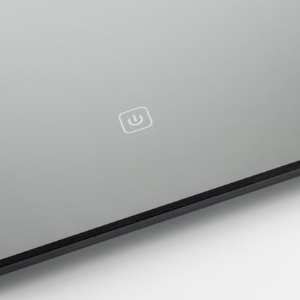 Brilagi - LED Kúpeľňové zrkadlo SUELLO LED/24W/230V 60x60 cm čierne IP44 CRI 90 stmievateľné + CCT