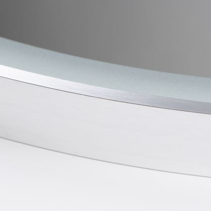 Brilagi - LED kúpeľňové zrkadlo TORINO LED/19W/230V pr. 60 cm strieborné IP44 CRI 90 stmievateľné + CCT