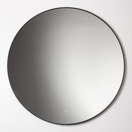 Brilagi - LED kúpeľňové zrkadlo VENA BLACK LED/26W/230V pr. 80 cm IP44 CRI 90 stmievateľné + CCT