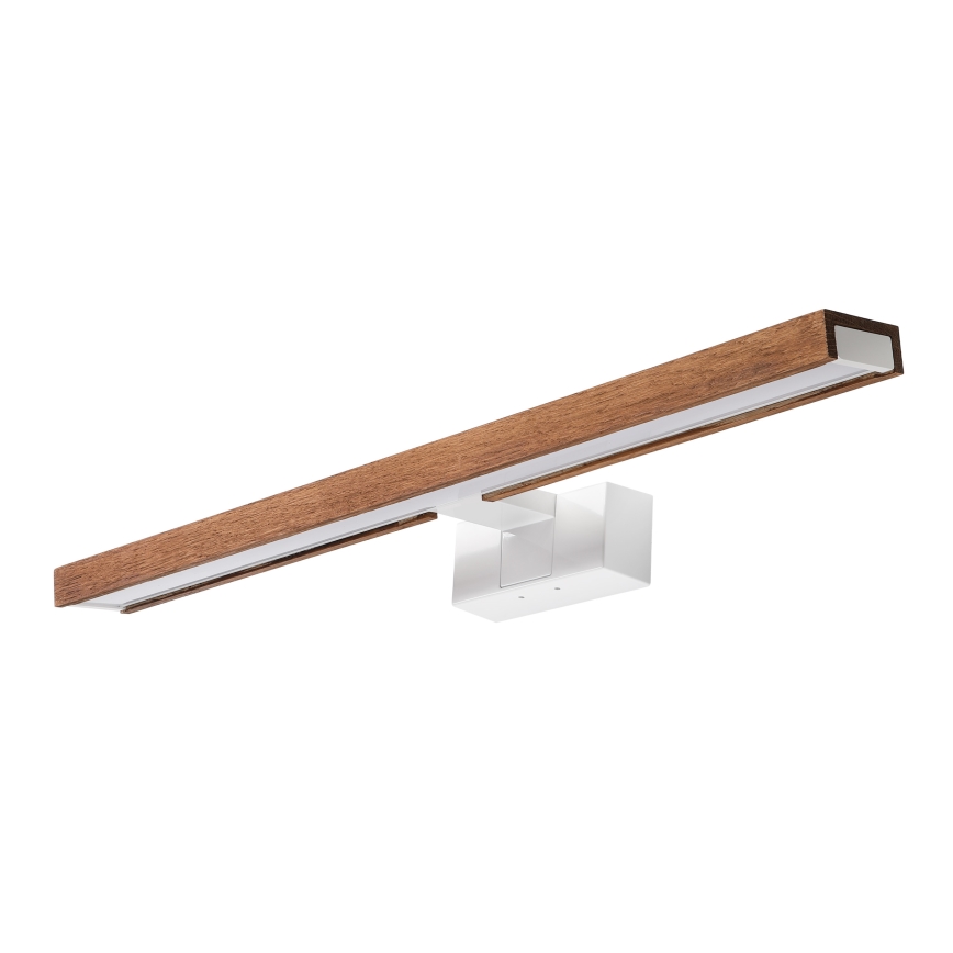 Brilagi - LED osvetlenie zrkadla do kúpeľne 3v1 WOODY MIRROR LED/12W/230V 60 cm IP44 biela/dub čerešňa