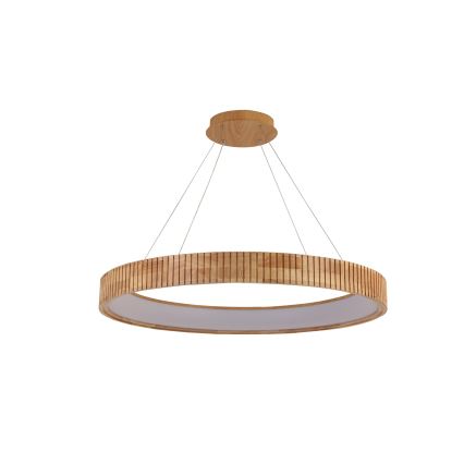 Brilagi - LED luster na lanku FALCON WOOD MODERN LED/60W/230V 3000/4000/6000K pr. 80 cm drevo