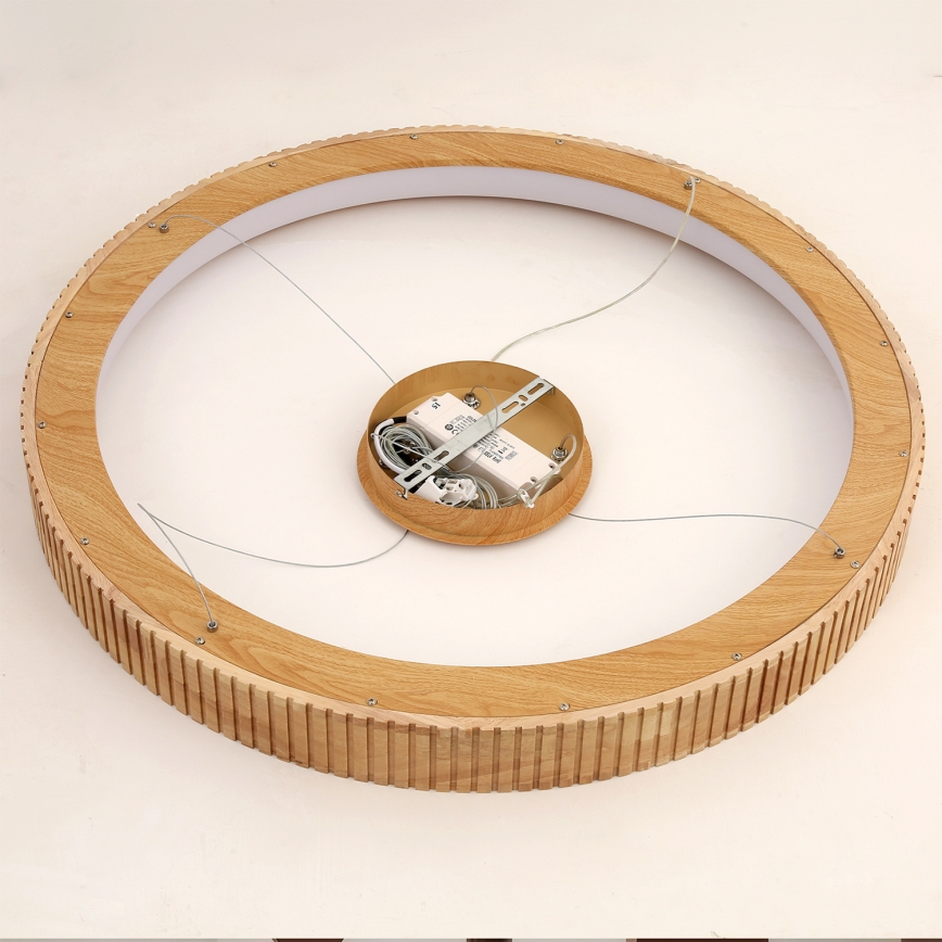 Brilagi - LED luster na lanku FALCON WOOD MODERN LED/60W/230V 3000/4000/6000K pr. 80 cm drevo