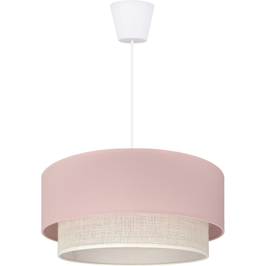 Brilagi - LED luster na lane BOHO BOBO 1xE27/60W/230V pr. 40 cm ružová/krémová