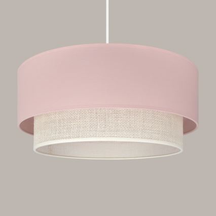 Brilagi - LED luster na lane BOHO BOBO 1xE27/60W/230V pr. 40 cm ružová/krémová