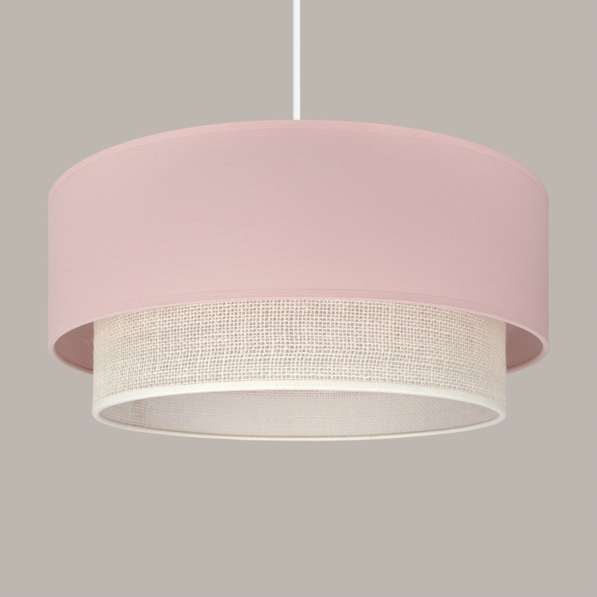 Brilagi - LED luster na lane BOHO BOBO 1xE27/60W/230V pr. 40 cm ružová/krémová