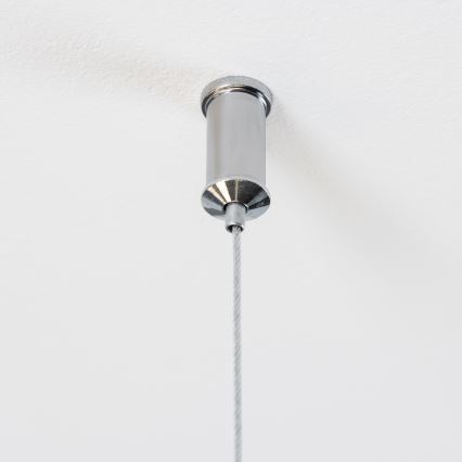 Brilagi - LED luster na lane MILLA 15xG9/3W/230V čierny chróm/dymové