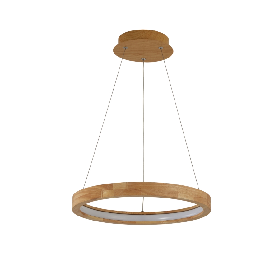Brilagi - LED luster na lane UMEA WOOD LED/30W/230V pr. 40 cm kaučukovník