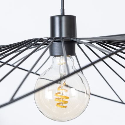Brilagi - LED luster na lankách CERIA WIRE 1xE27/40W/230V 60x80 cm čierna