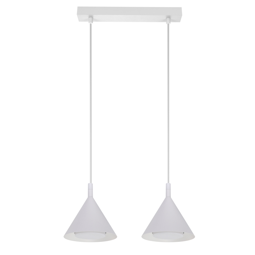 BRILAGI - LED Luster na lankách CONE DOUBLE 2xGX53/15W/230V biela