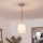 Brilagi - LED luster na lankách NUBILA 1xE27/60W/230V pr. 14 cm červená/krémová