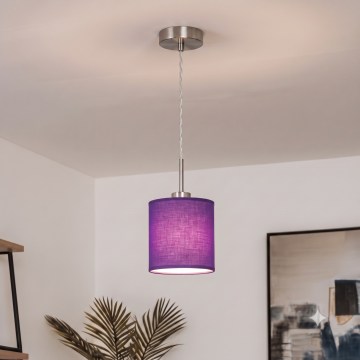 Brilagi - LED Luster na lankách NUBILA 1xE27/60W/230V pr. 14 cm fialová