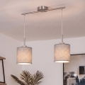 Brilagi - LED luster na lankách NUBILA 2xE27/60W/230V sivá