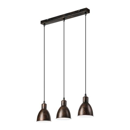 Brilagi - LED luster na lankách RIDDY 3xE27/60W/230V medená/patina