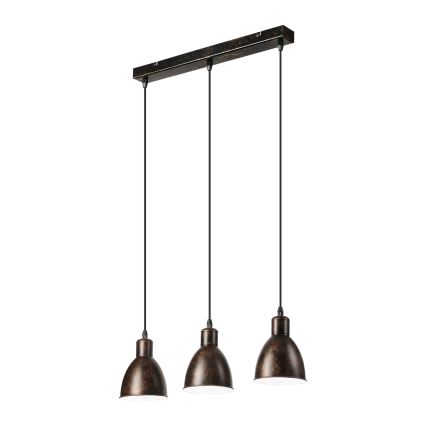 Brilagi - LED luster na lankách RIDDY 3xE27/60W/230V medená/patina