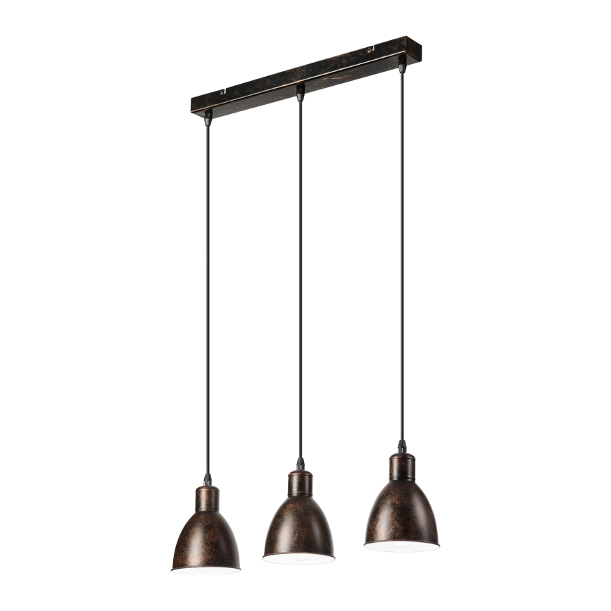 Brilagi - LED luster na lankách RIDDY 3xE27/60W/230V medená/patina