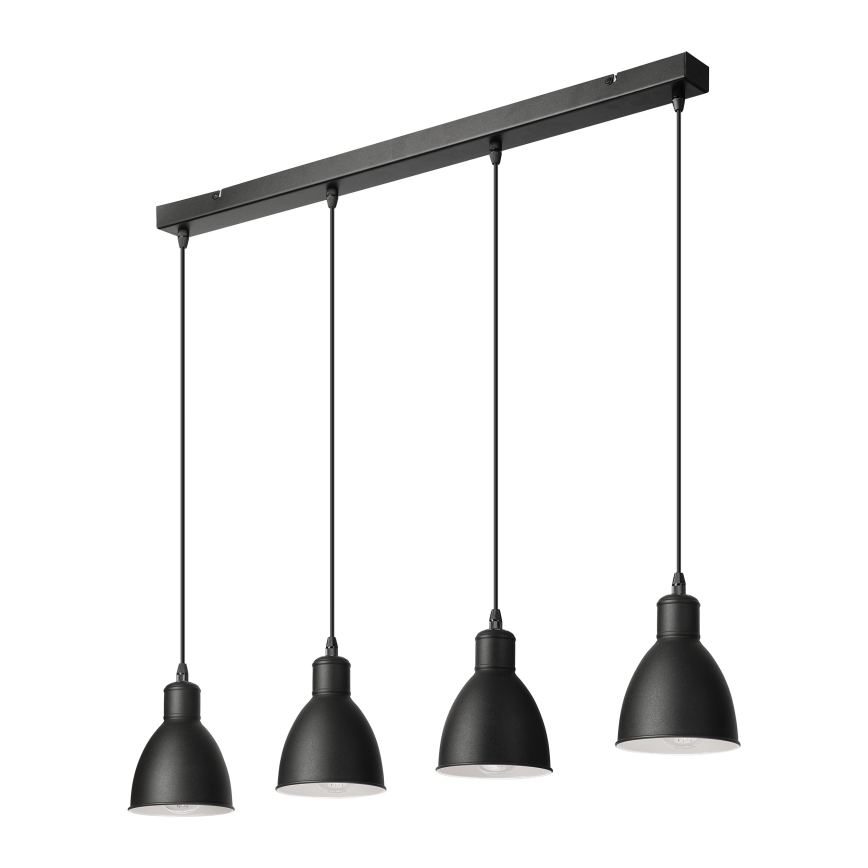 Brilagi - LED luster na lankách RIDDY 4xE27/60W/230V čierna