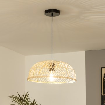 Brilagi - LED luster na lankovom závesení CERIA BOHO 1xE27/40W/230V priemer 40 cm ratan