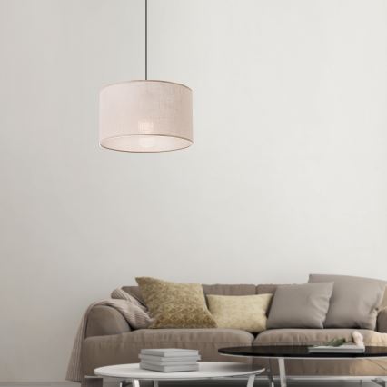 Brilagi - LED Luster na lanku ANTHONY 1xE27/60W/230V dub/béžová