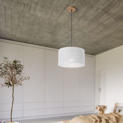 Brilagi - LED Luster na lanku ANTHONY 1xE27/60W/230V dub/biela