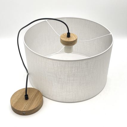 Brilagi - LED Luster na lanku ANTHONY 1xE27/60W/230V dub/biela