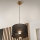 Brilagi - LED Luster na lanku ANTHONY 1xE27/60W/230V dub/čierna