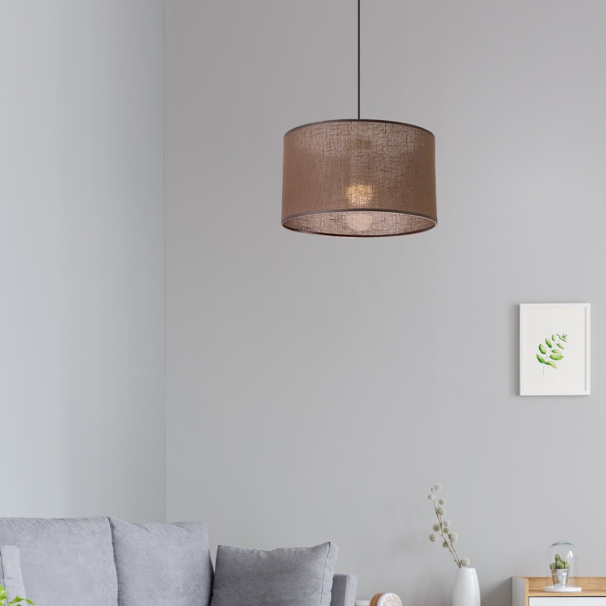 Brilagi - LED Luster na lanku ANTHONY 1xE27/60W/230V dub/hnedá