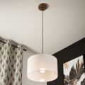 Brilagi - LED Luster na lanku ANTHONY 1xE27/60W/230V dub orech/biela