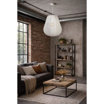 Brilagi - LED luster na lanku ARVEN 1xE27/8W/230V pr. 37 cm biela