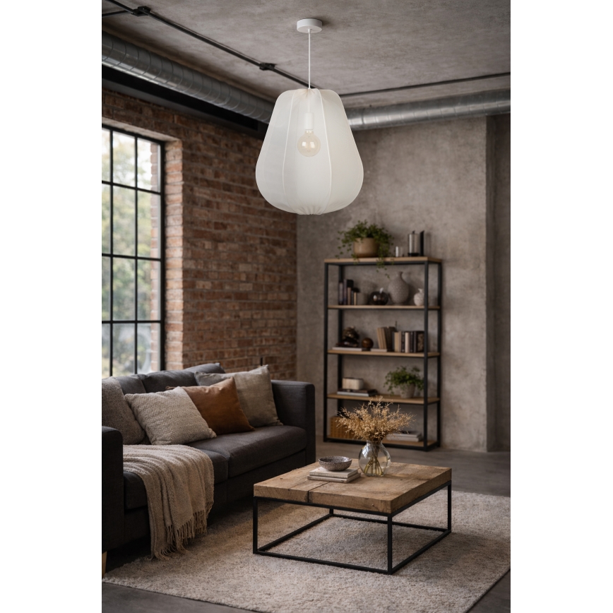 Brilagi - LED luster na lanku ARVEN 1xE27/8W/230V pr. 37 cm biela