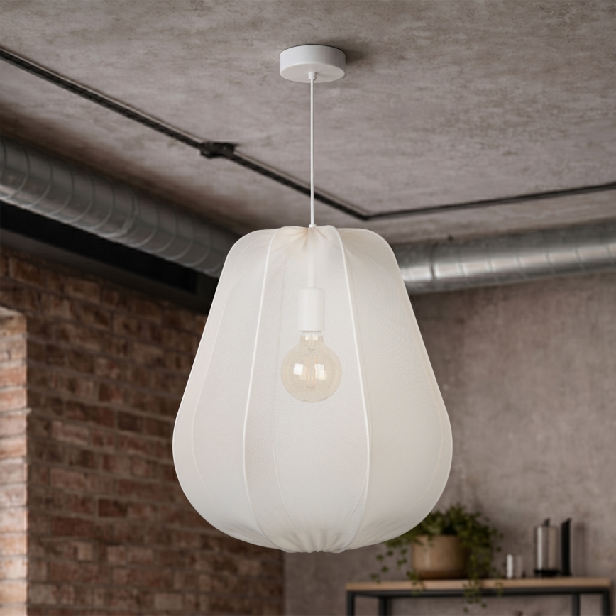 Brilagi - LED luster na lanku ARVEN 1xE27/8W/230V pr. 37 cm biela