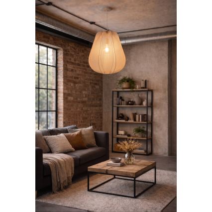 Brilagi - LED luster na lanku ARVEN 1xE27/8W/230V priemer 37 cm béžová