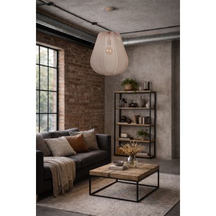 Brilagi - LED luster na lanku ARVEN 1xE27/8W/230V priemer 37 cm béžová