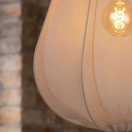 Brilagi - LED luster na lanku ARVEN 1xE27/8W/230V priemer 37 cm béžová