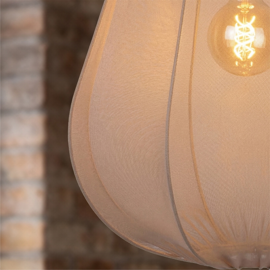 Brilagi - LED luster na lanku ARVEN 1xE27/8W/230V priemer 37 cm béžová