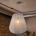Brilagi - LED luster na lanku ARVEN 1xE27/8W/230V priemer 37 cm sivá