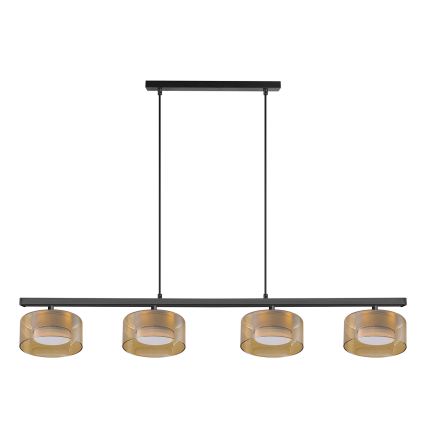 Brilagi - LED Luster na lanku AURA LUX 4xGX53/30W/230V čierna/zlatá