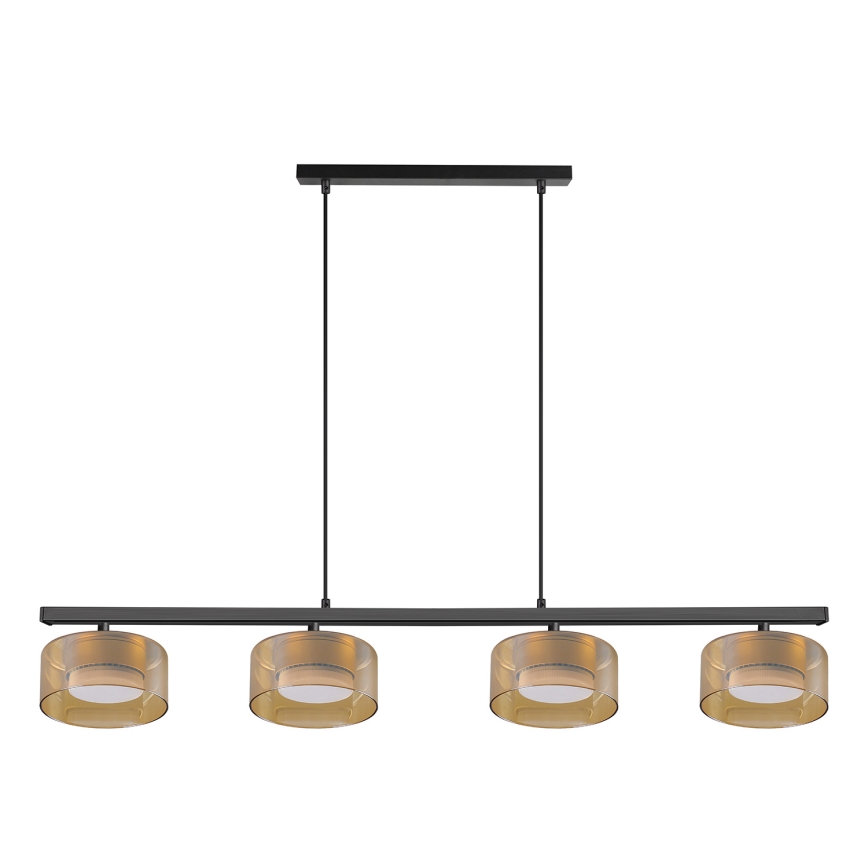 Brilagi - LED Luster na lanku AURA LUX 4xGX53/30W/230V čierna/zlatá