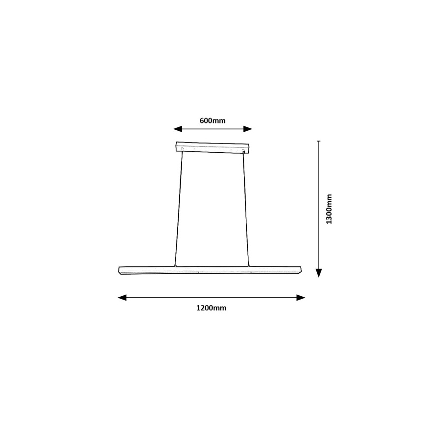 Brilagi - LED luster na lanku AXIS LED/30W/230V biely