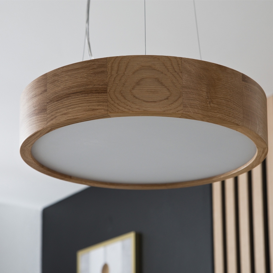 Brilagi - LED Luster na lanku CARVALHO 2xE27/60W/230V dub pr. 37 cm
