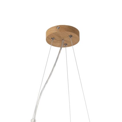 Brilagi - LED luster na lanku CARVALHO MODERN 3xE27/60W/230V dub pr. 47,5 cm