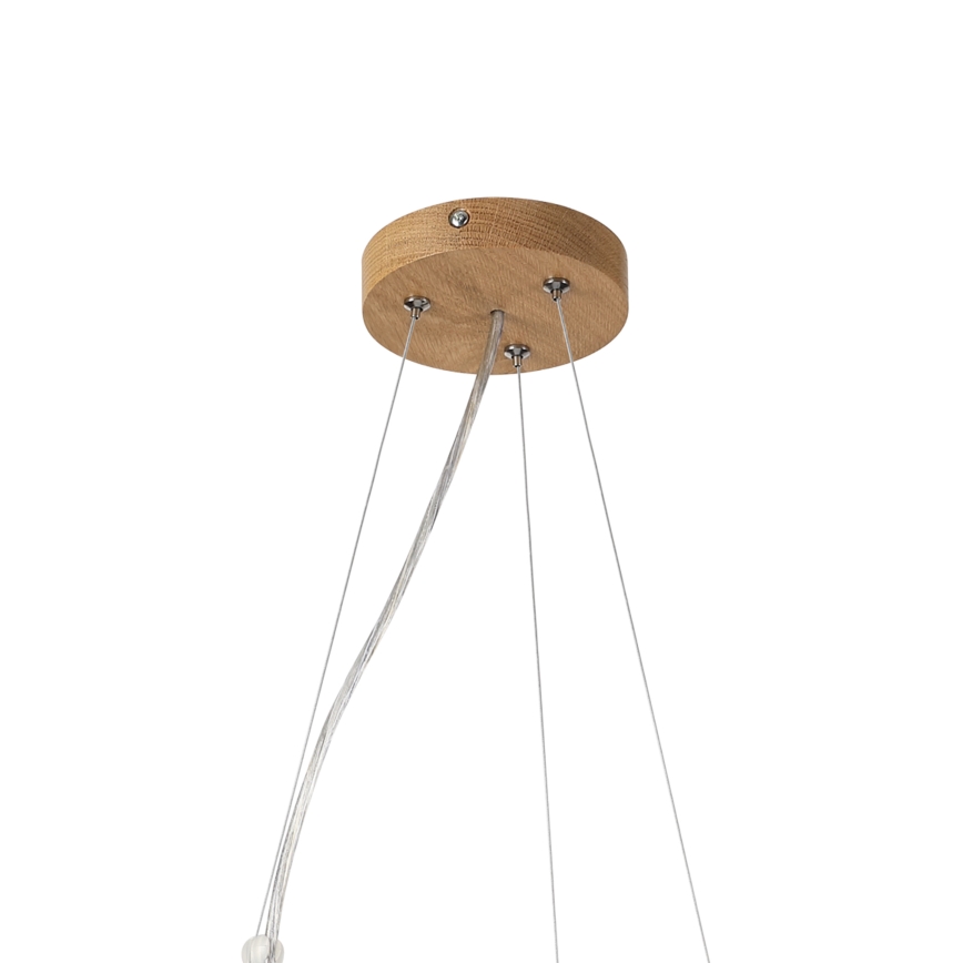 Brilagi - LED luster na lanku CARVALHO MODERN 3xE27/60W/230V dub pr. 47,5 cm